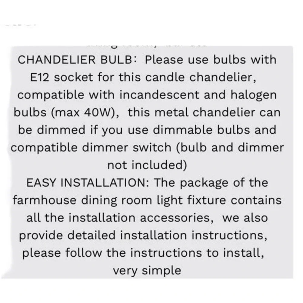 The Unbranded Brand chandeliers dining